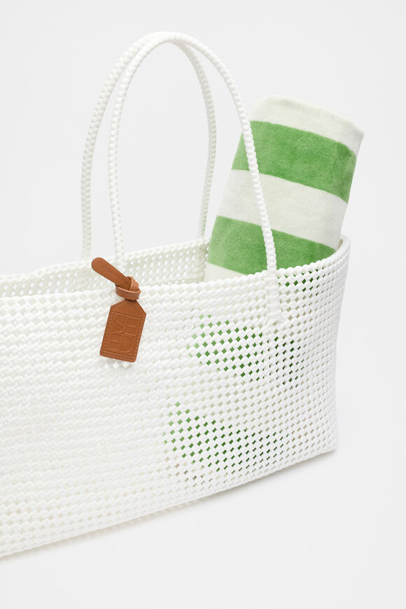 Woven Market Bag  Cloud Cream  hi-res