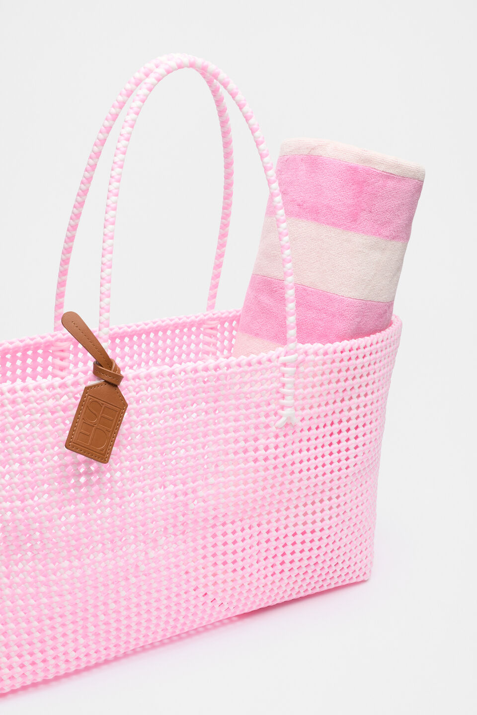 Woven Market Bag  Fairy Floss