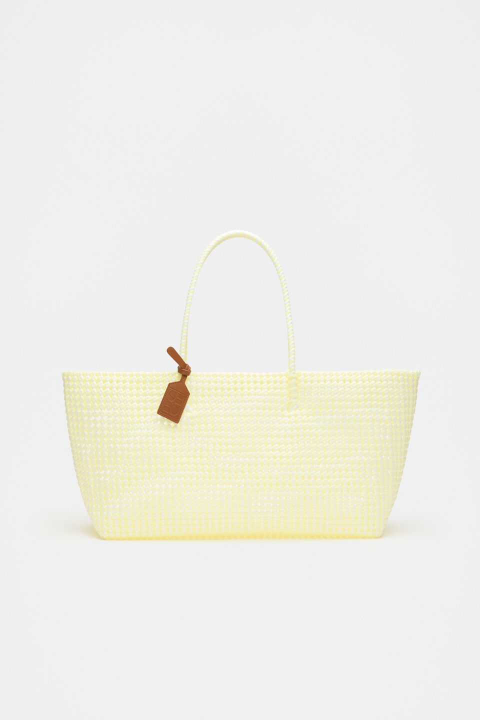 Woven Market Bag  Lemongrass