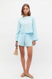 Linen Boat Neck Top  Skyway  hi-res