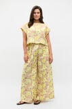 Linen Vintage Floral Boxy Top  Vintage Floral  hi-res