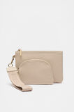 Logo Pouch Set  Ecru  hi-res