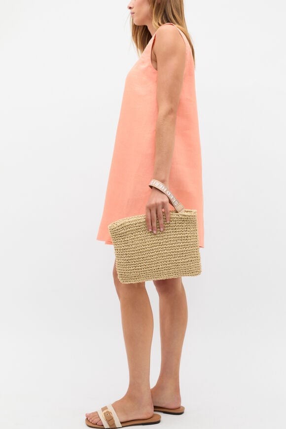 Logo Woven Pouch  Ecru Logo Woven Pouch  Ecru  hi-res