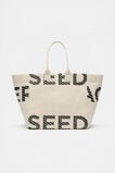 Cropped Logo Tote  Black  hi-res