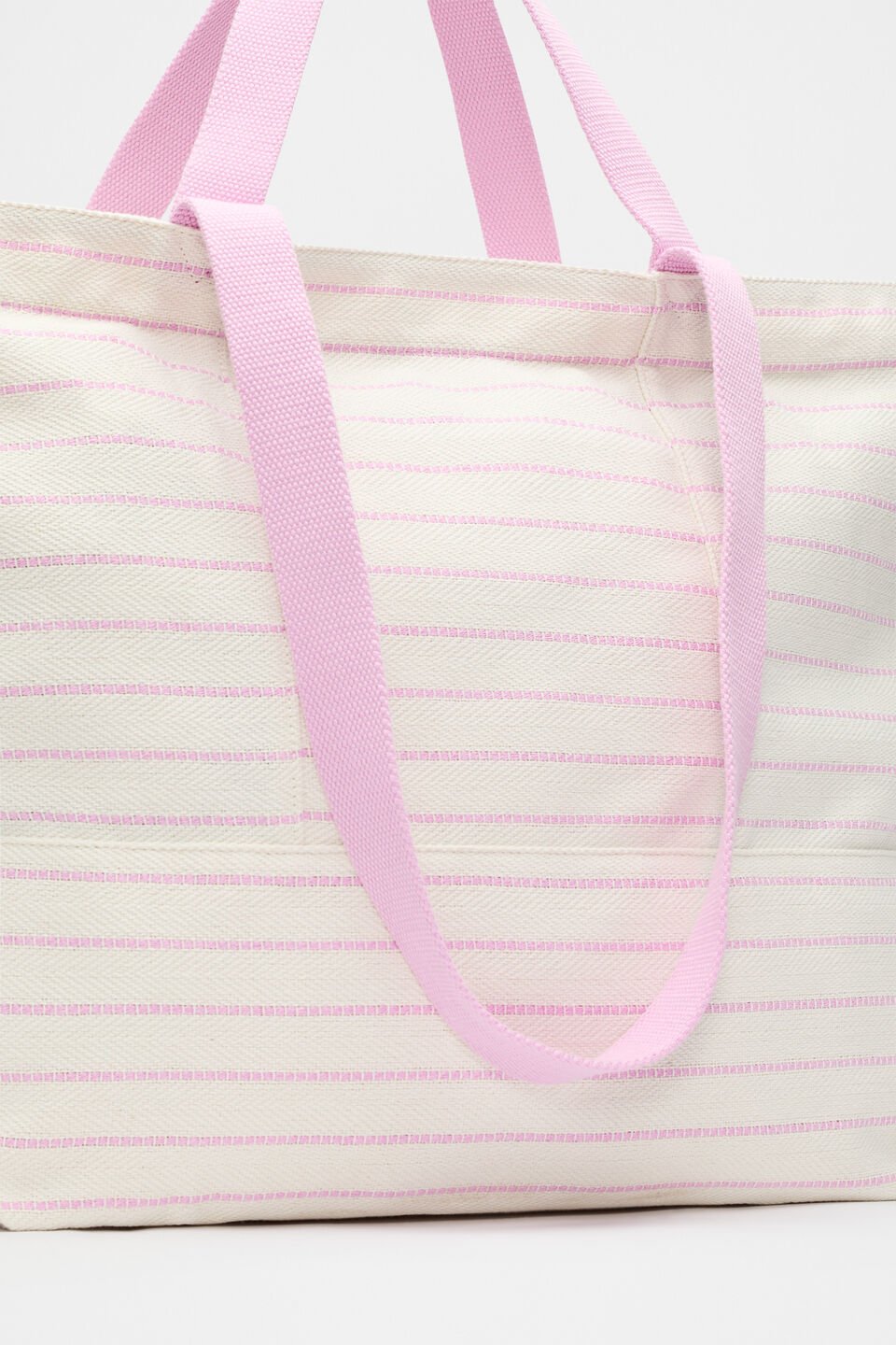 Seed Overnight Tote  Fairy Floss Stripe