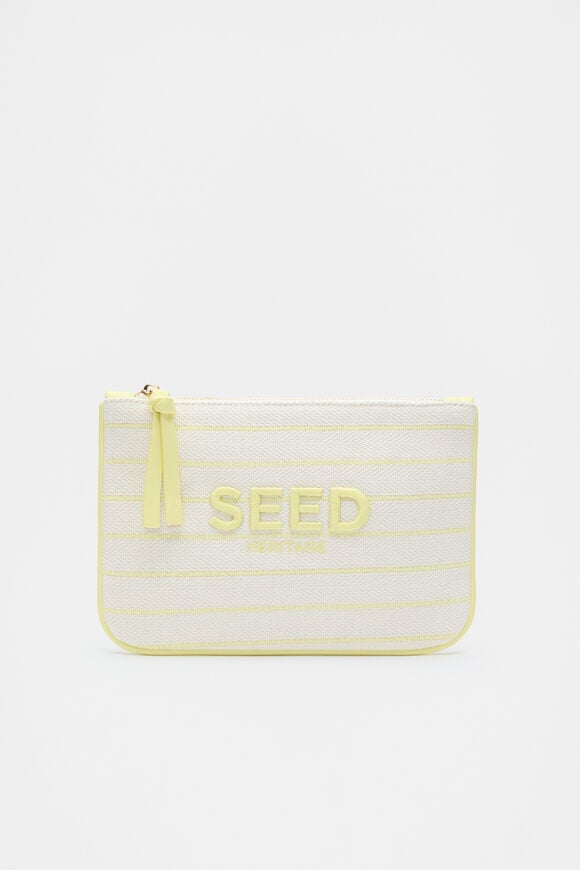 Seed Pouch  Lemongrass Stripe Seed Pouch  Lemongrass Stripe  hi-res