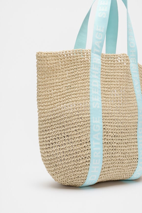 Logo Woven Basket Bag  Skyway Logo Woven Basket Bag  Skyway  hi-res