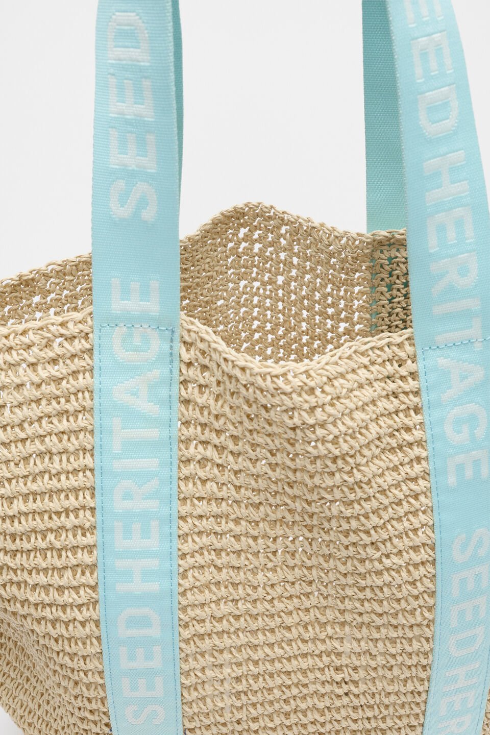 Logo Woven Basket Bag  Skyway