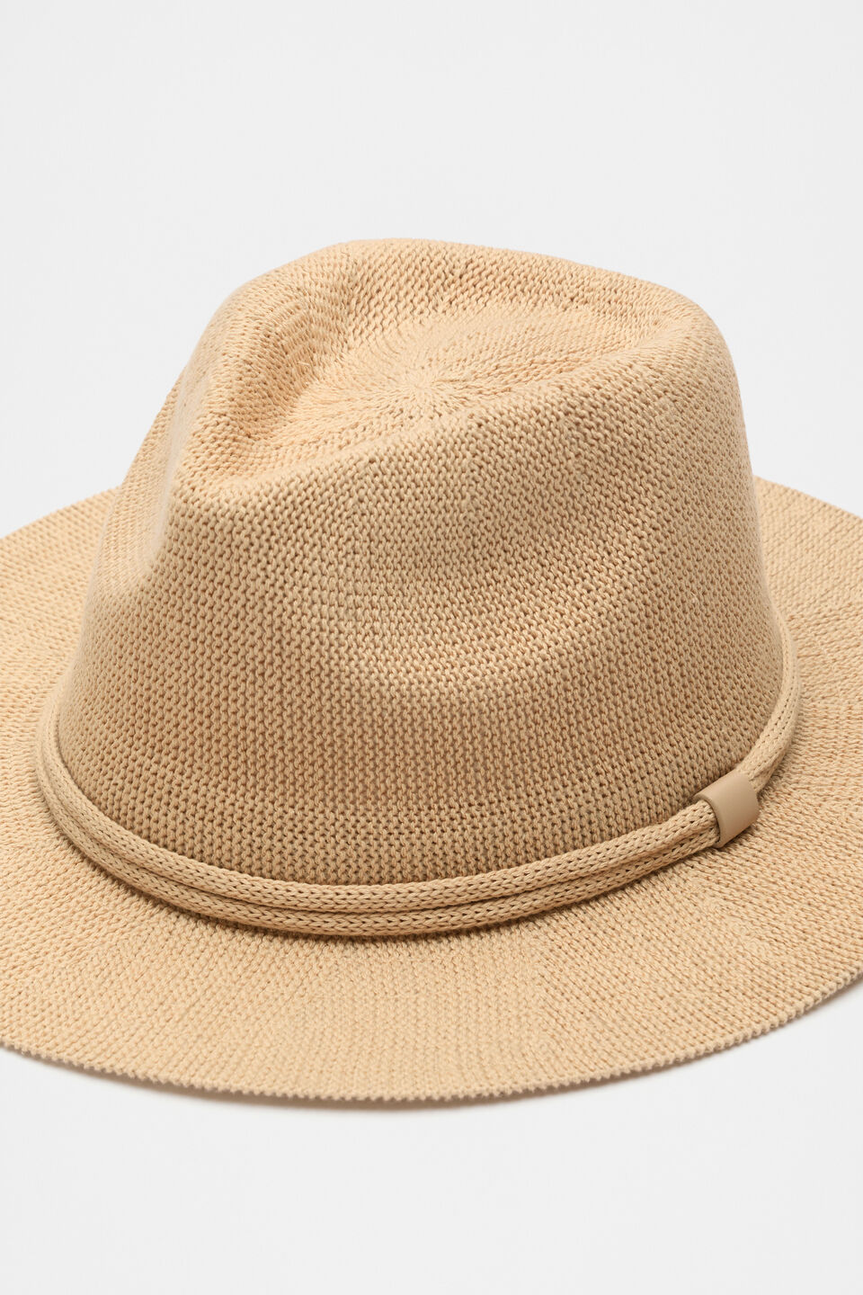 Knit Fedora  Ecru