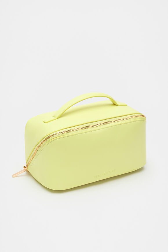 Zip Around Cosmetic Case  Lemongrass Zip Around Cosmetic Case  Lemongrass  hi-res