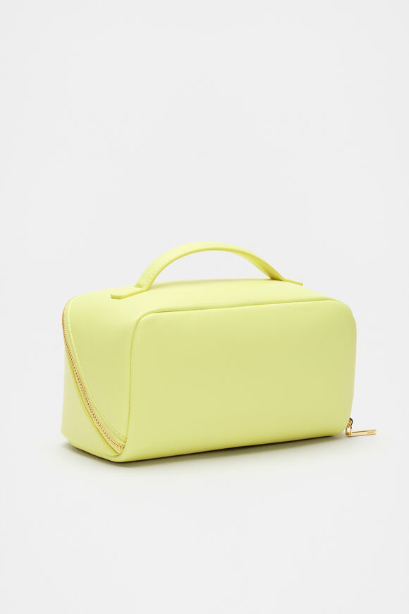 Zip Around Cosmetic Case  Lemongrass Zip Around Cosmetic Case  Lemongrass  hi-res