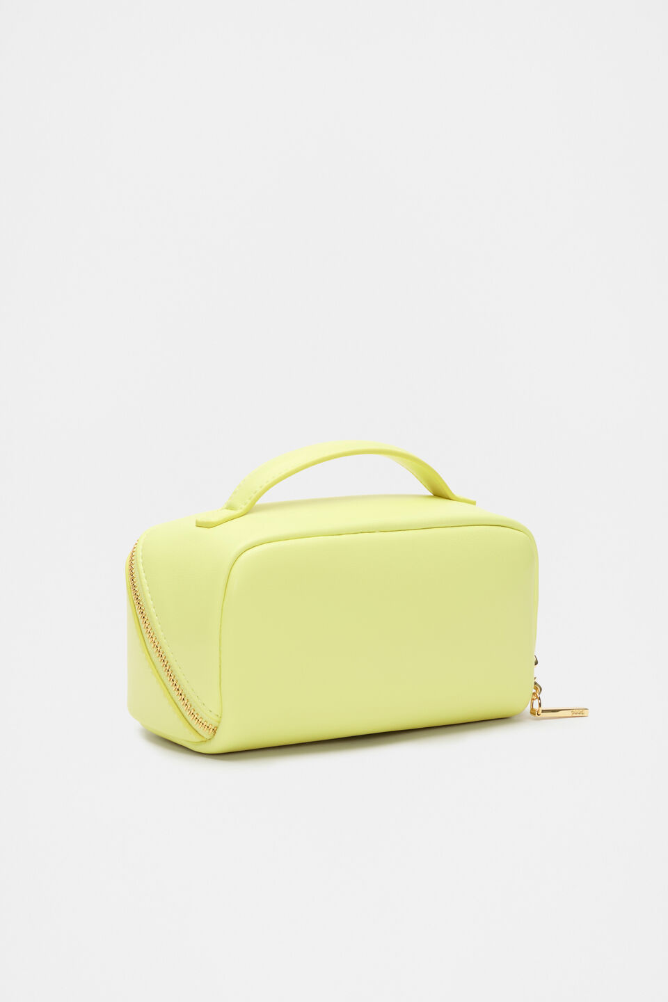 Zip Around Cosmetic Case Small  Lemongrass