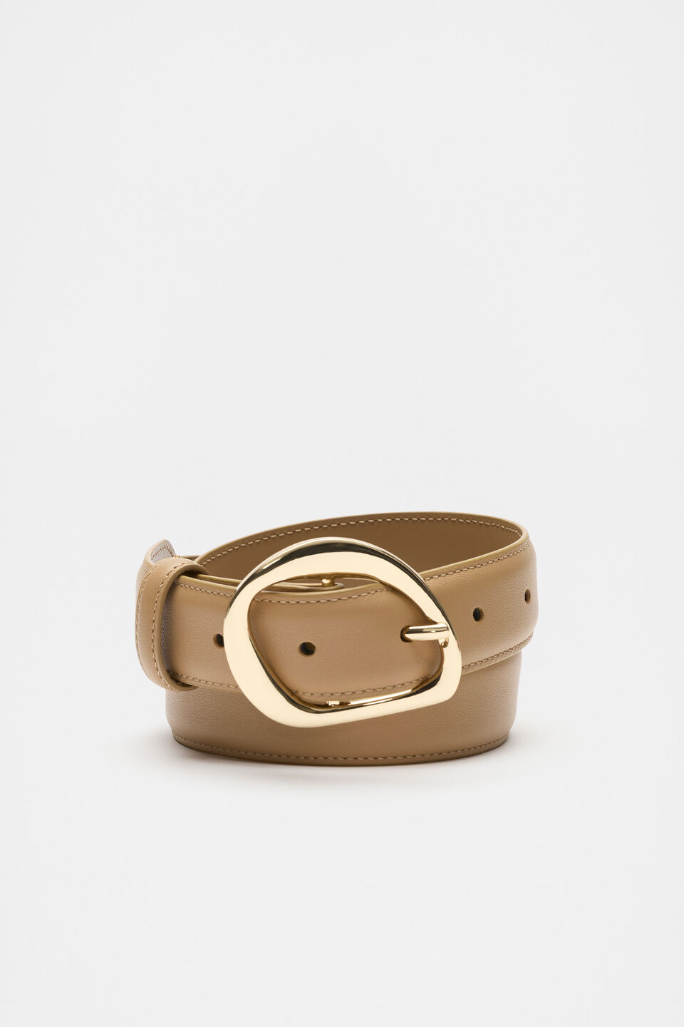 Everly Buckle Belt  Caramel