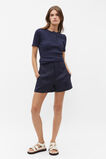 Henley Half Sleeve Top  Midnight Sky Henley Half Sleeve Top  Midnight Sky  hi-res