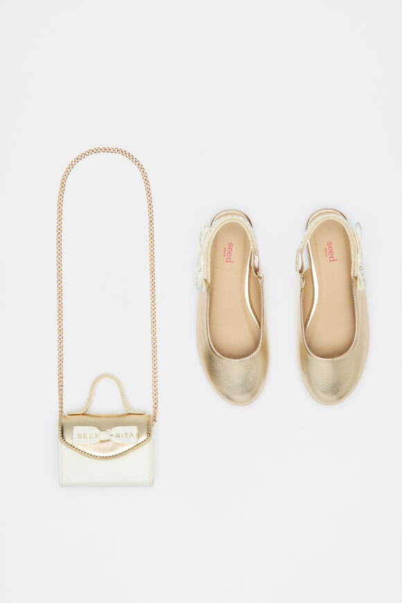 Heritage Sling back  Gold  hi-res