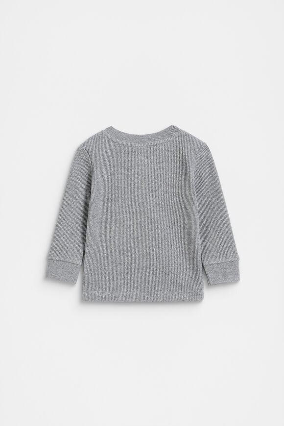 Core Henley Tee  Storm Marle  hi-res