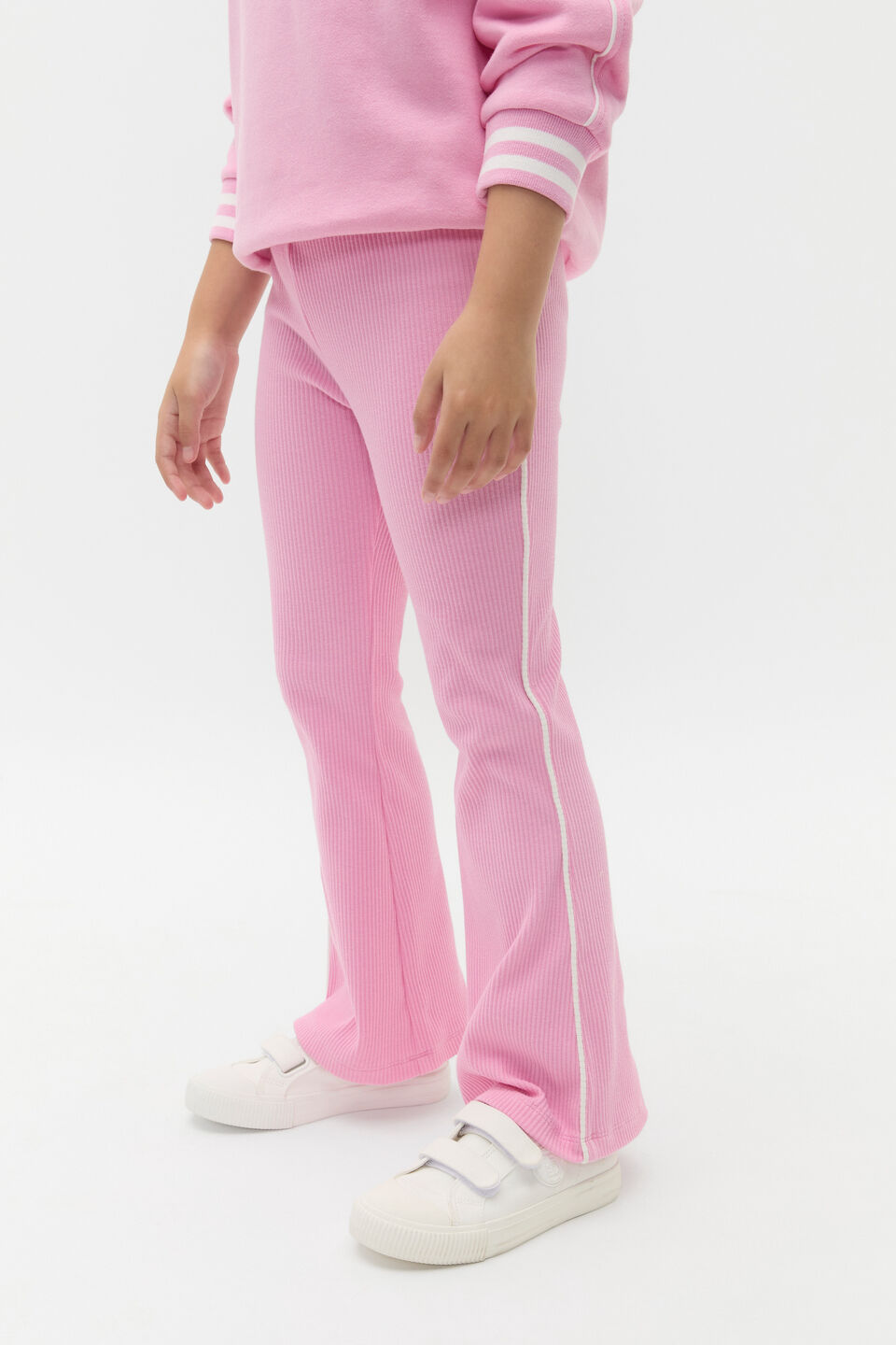 Piped Kick Flare  Candy Pink