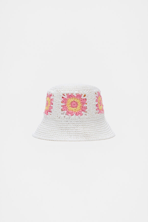 Daisy Straw Hat  Vintage Cream Daisy Straw Hat  Vintage Cream  hi-res