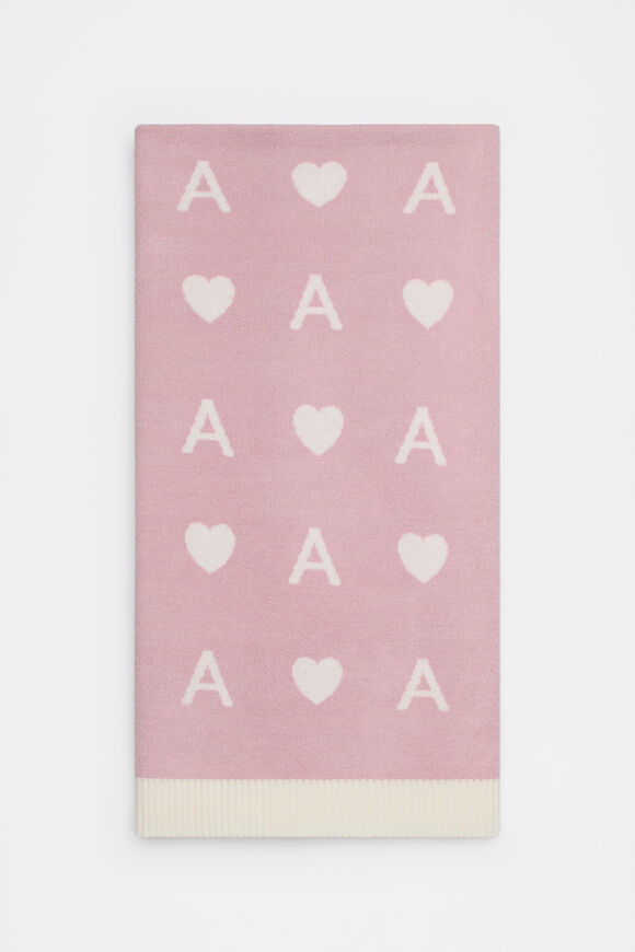 Heart Initial Blanket  A Heart Initial Blanket  A  hi-res