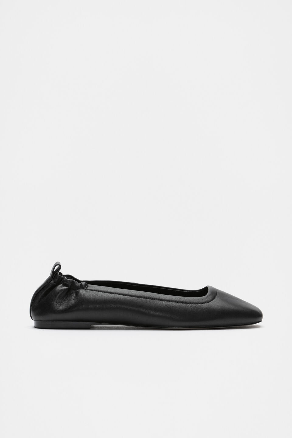 Addie Elasticated Ballet Flat  Black