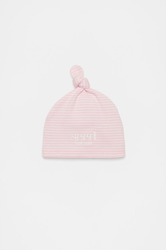 Core Logo Knot Hat  Posie Stripe Core Logo Knot Hat  Posie Stripe  hi-res
