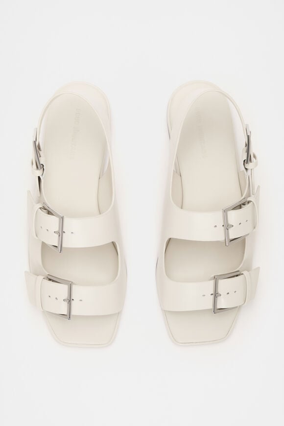 Iris Triple Buckle Sandal  Cream  hi-res