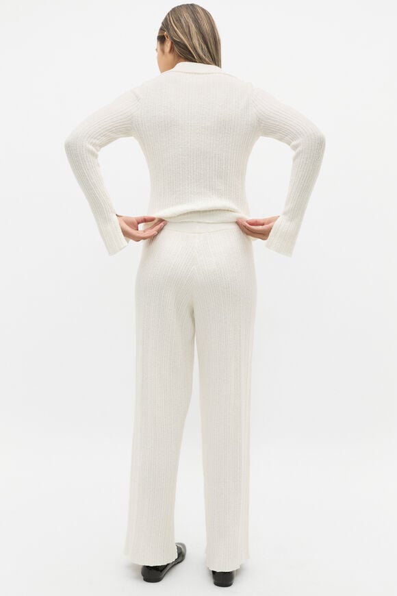 Boucle Knit Pant  Light Cream  hi-res