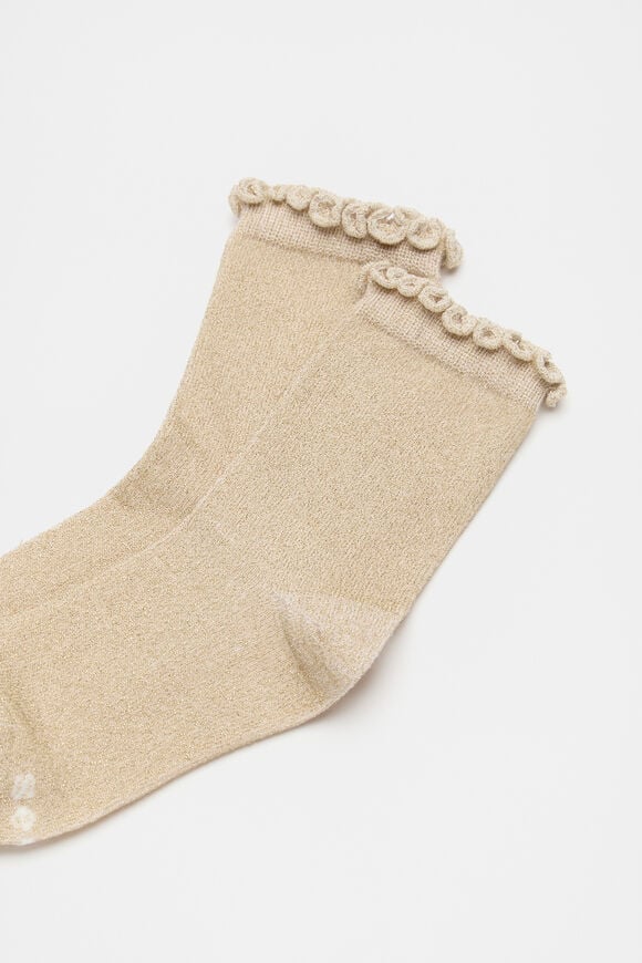 Lurex Frill Sock  Multi Lurex Frill Sock  Multi  hi-res