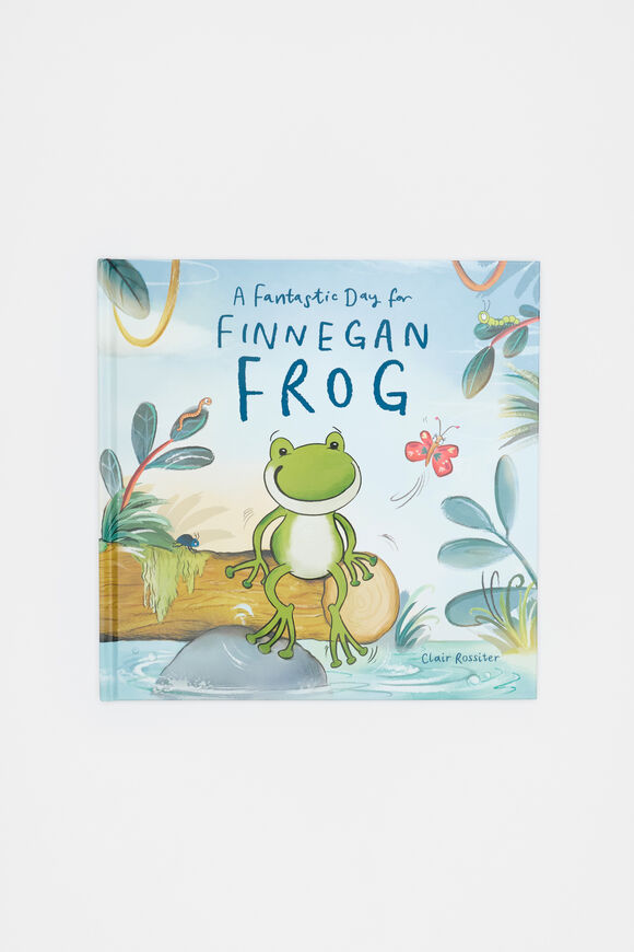 Jellcat A Fantastic Day For Finnegan Frog Book  Multi Jellcat A Fantastic Day For Finnegan Frog Book  Multi  hi-res