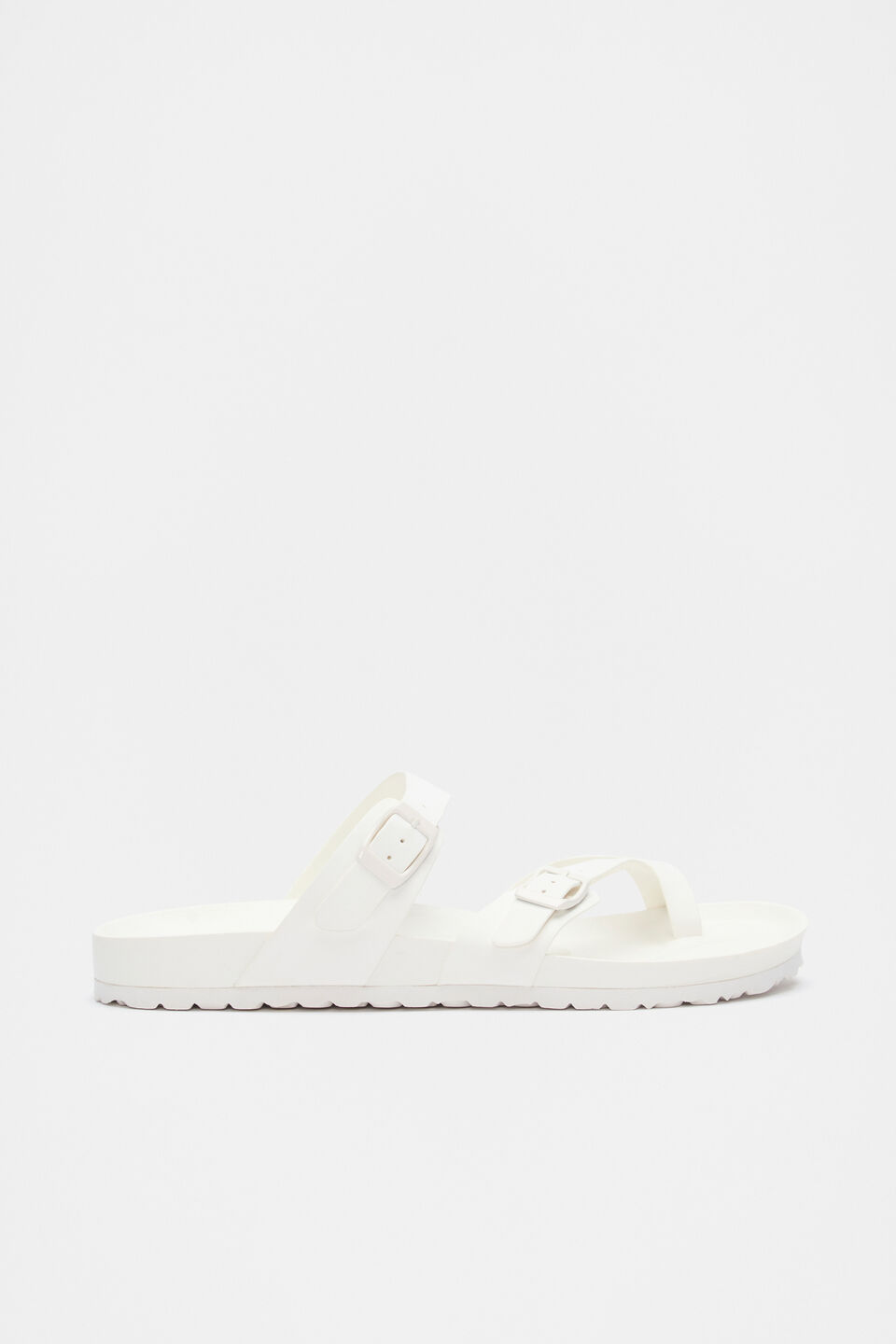 Cross Strap Slide  Canvas