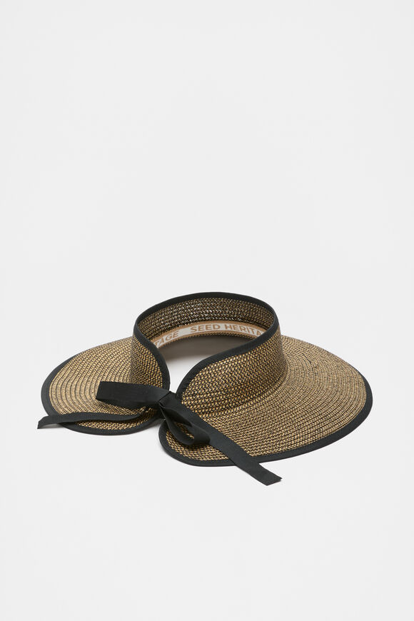 Roll Up Visor  Black Roll Up Visor  Black  hi-res