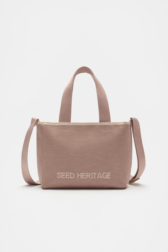 Knit Logo Mini Tote  Amaretto  hi-res