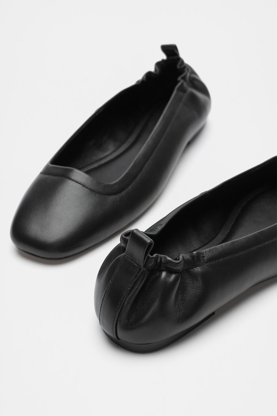 Addie Elasticated Ballet Flat  Black