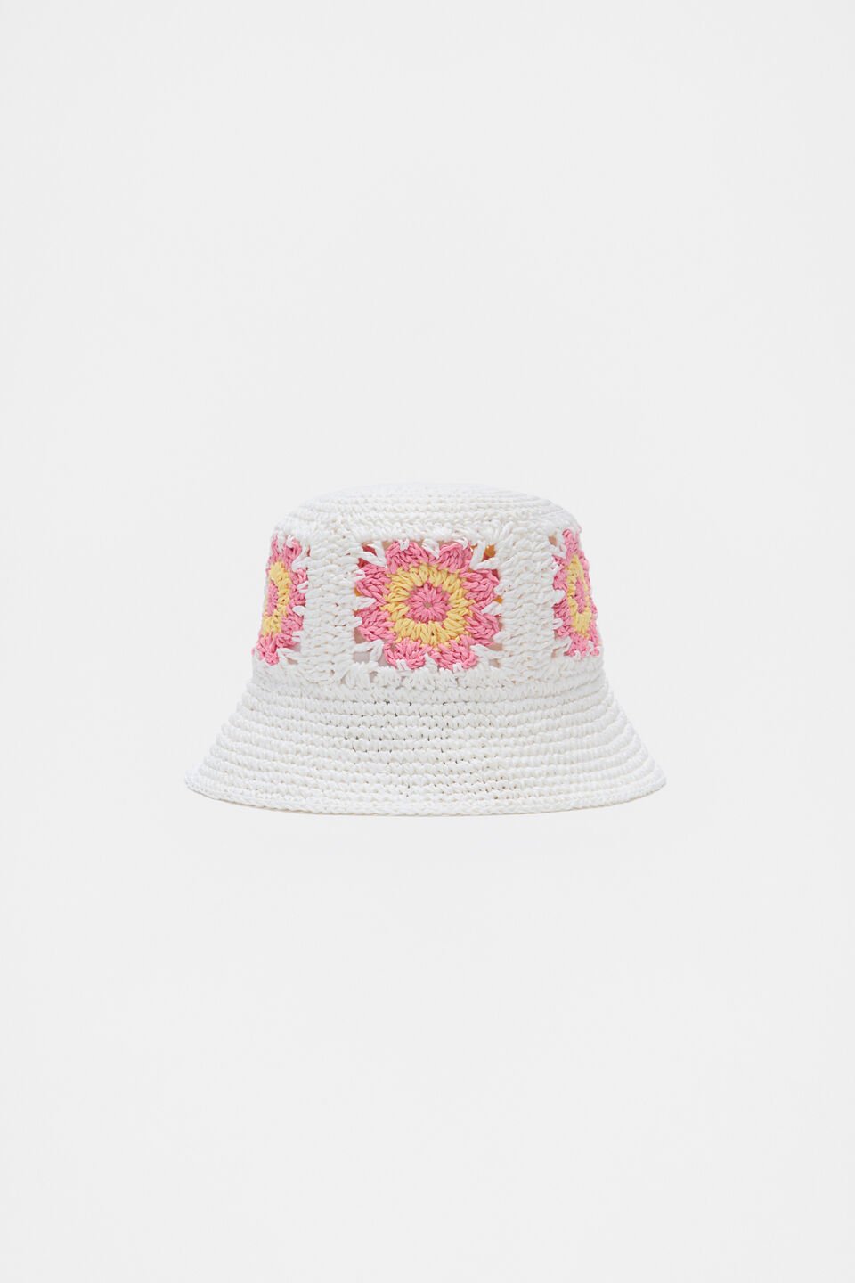 Daisy Straw Hat  Vintage Cream