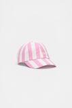 Stripe Cap  Candy Pink Stripe  hi-res