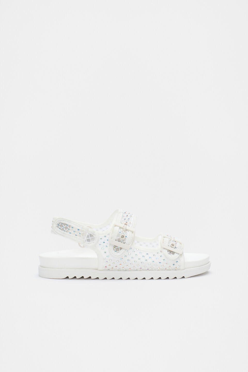 Jewel Mesh Sandal  Canvas
