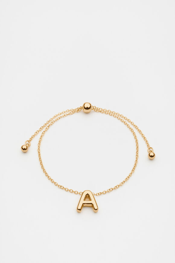 Bubble Letter Bracelet  A  hi-res
