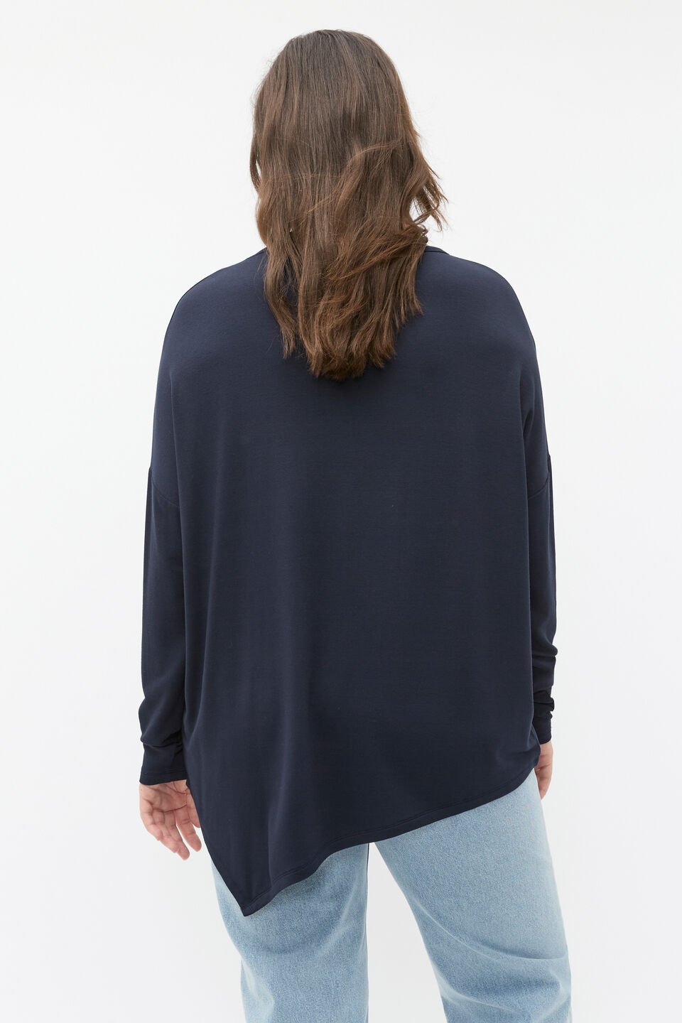Core Asymmetrical Top  Twilight Blue
