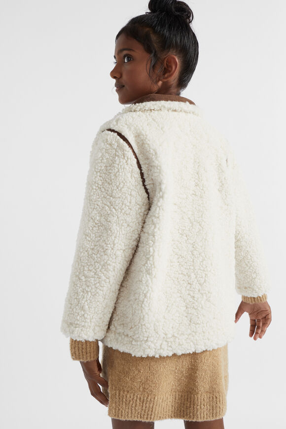 Fleece Jacket  Creme Fleece Jacket  Creme  hi-res