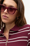 Dana Cat Eye Sunglasses  Plum Red  hi-res