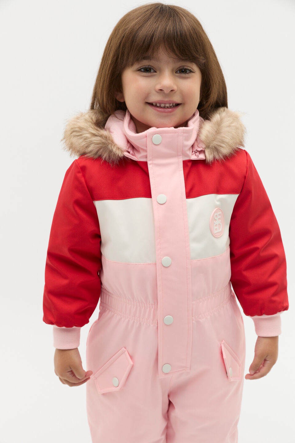 Snow Suit  Pink Multi