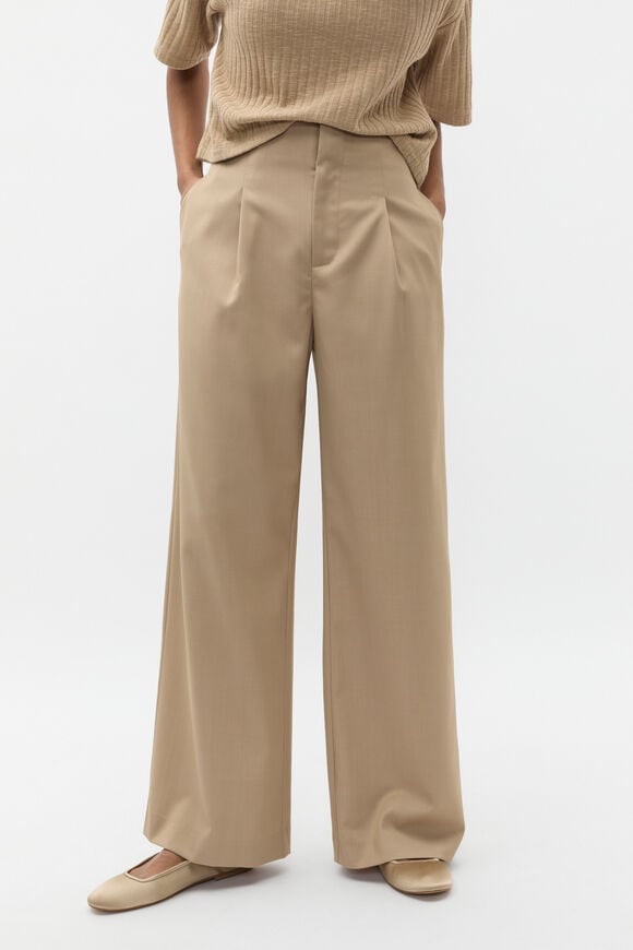 Crossdye Pleat Suit Pant  Rye Crossdye Crossdye Pleat Suit Pant  Rye Crossdye  hi-res