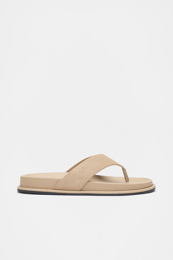 Piper Thong Sandal  Iced Latte Suede  hi-res