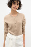 Cashmere Button Knit Cardigan  Cookie Marle  hi-res