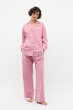 Flannelette Shirt and Pant PJ Set  Mauve  hi-res