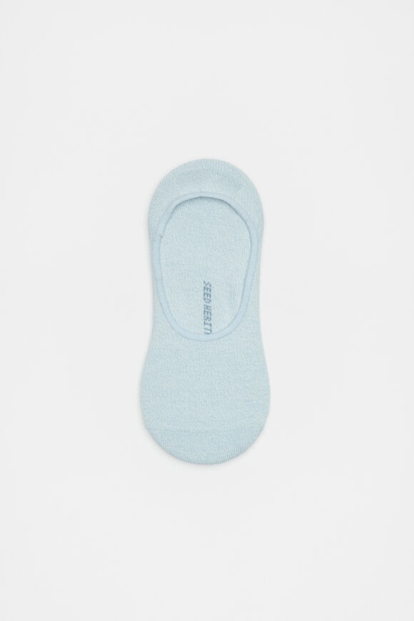 Core No Show Sock  Bluebell Cream Twist Core No Show Sock  Bluebell Cream Twist  hi-res