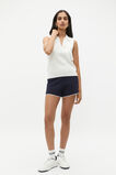 Crepe Knit Contrast Short  Midnight Sky Crepe Knit Contrast Short  Midnight Sky  hi-res