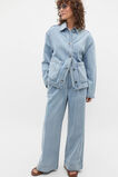 Elasticated Wide Leg Jean  Blue Wash  hi-res