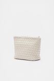 Woven Textured Pouch  Oat  hi-res