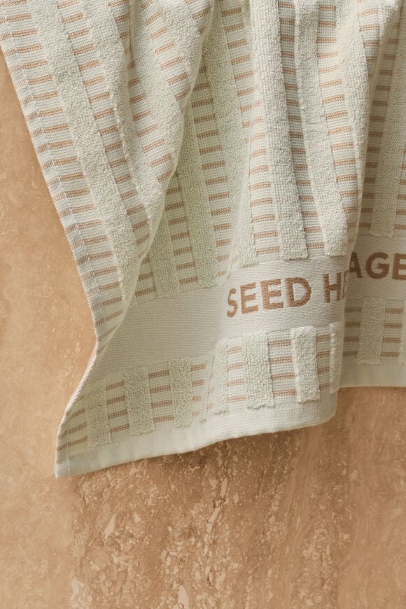 Textured Tea Towel  Mist  hi-res